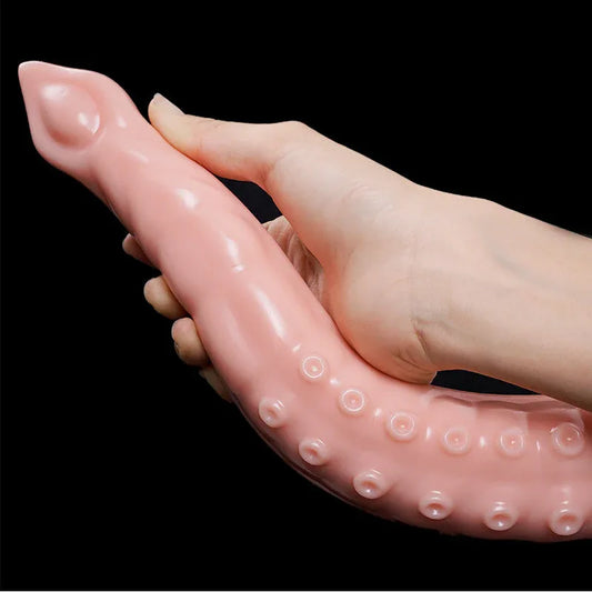 Extra Long Silicone Realistic Soft Monster Tentacle Dildo -- 38.20 -