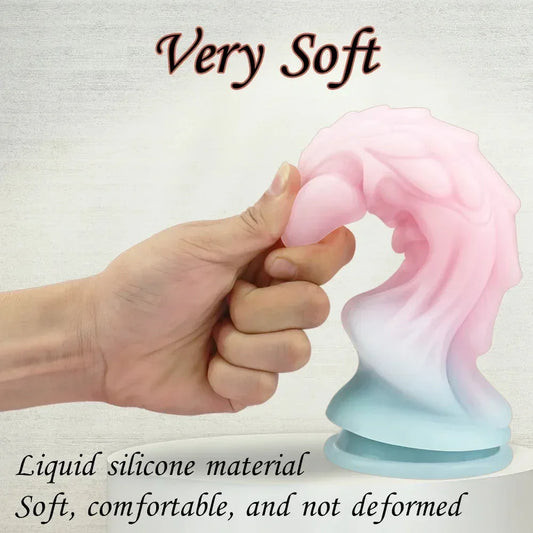 Gradient Glow In The Dark Cute Dragon Dildo -- 45.20 -