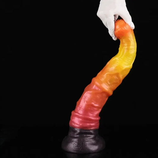 Extra Long Fantasy Silicone Dual Density Horse Dildo -- 69.00 -