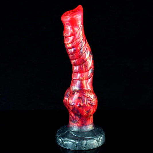 9 Inch Spine Red Fantasy Horse Dildo -- 49.90 -