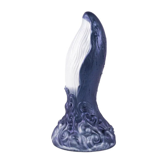 8 Inch Whale Animal Textured Fantasy Dildo With Big Suction -- 58.00 -