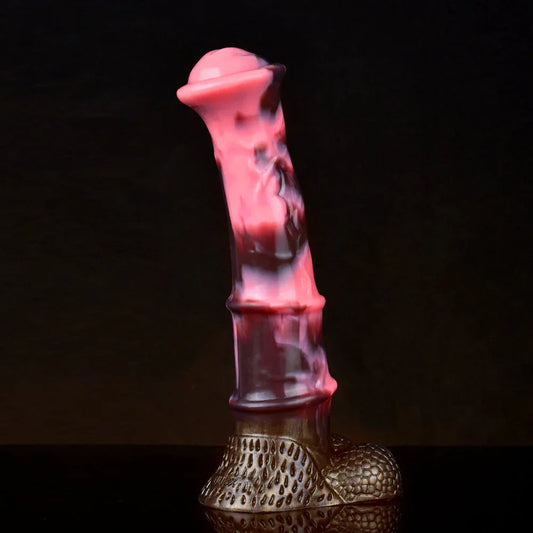 9 Inch Black And Pink Silicone Fantasy Horse Dildo -- 64.99 -