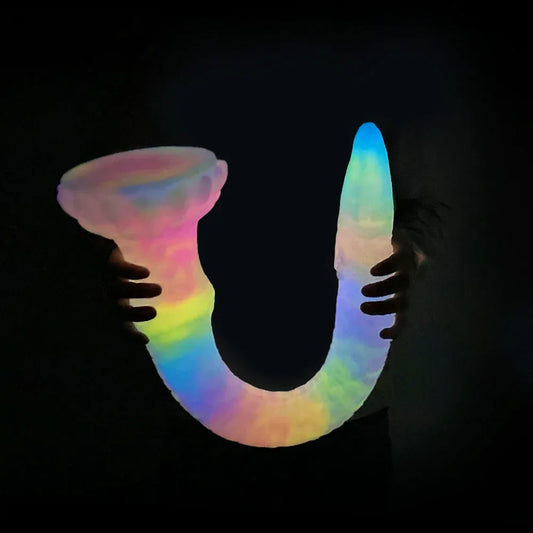 Rainbow Fluorescent Long Fantasy Tentacle Dildo -- 45.99 -