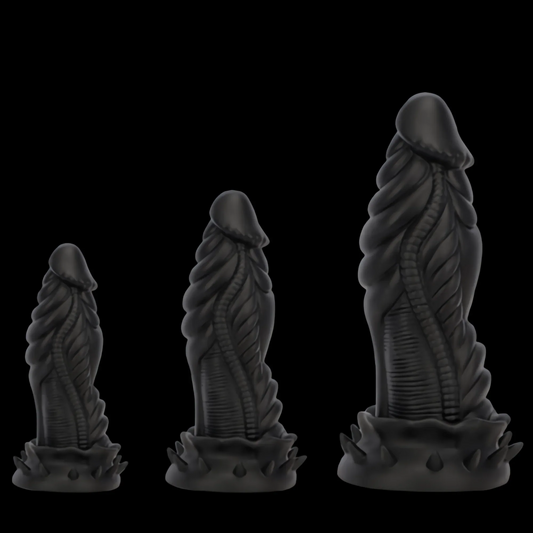 Silicone 3 Inch Thick Spiked Dragon Dildo -- 39.99 -