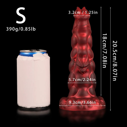 Red Silicone Fire Breathing Dragon Dildo -- 39.90 -